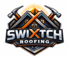 swixtch roofing logo design